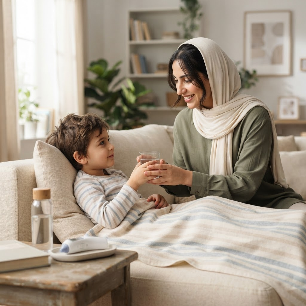 الجفاف عند الأطفال — الأعراض وطرق الوقاية ومتى يحتاج طفلك للطوارئ؟