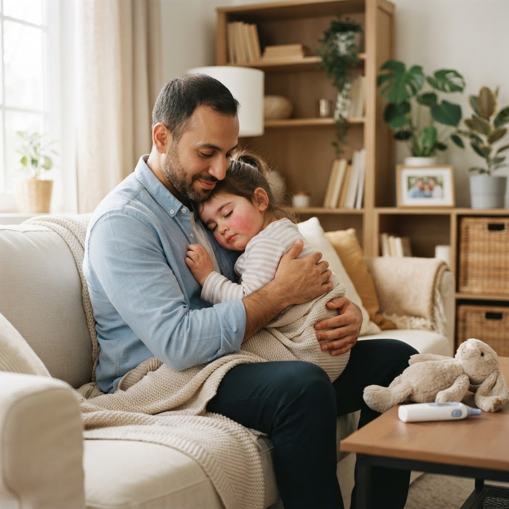 التهاب الأذن عند الأطفال — الأعراض والأسباب ومتى يحتاج طفلك للمضاد الحيوي؟