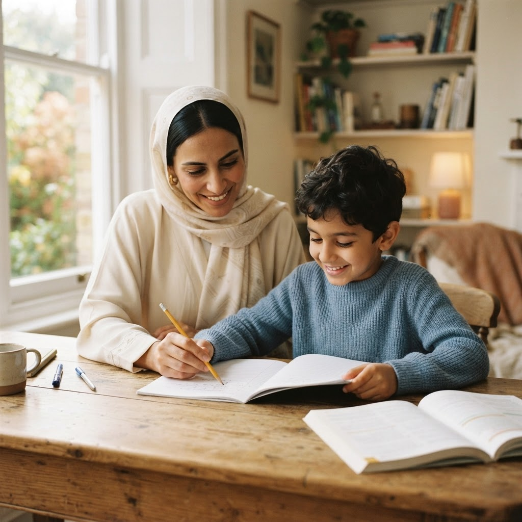 مذاكرة بدون صراخ — كيف تساعد طفلك على المذاكرة دون معارك يومية